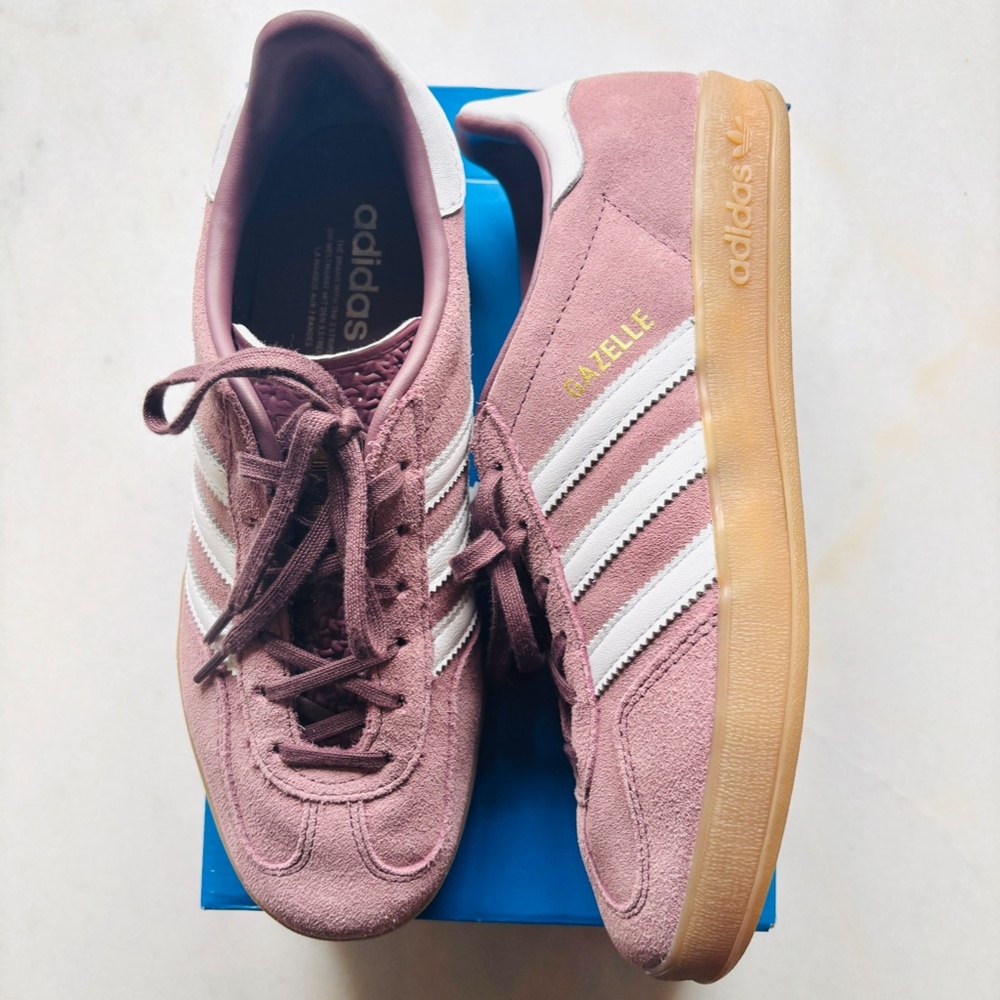 Adidas Gazelle Indoor Shadow Fig - Picture 2 of 11